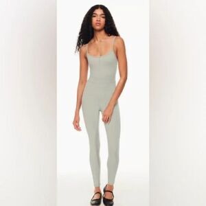 Aritzia Wilfred Free Divinity Jumpsuit | XSmall | Green Grey